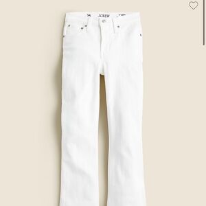 J. Crew Women's Flare White Jeans